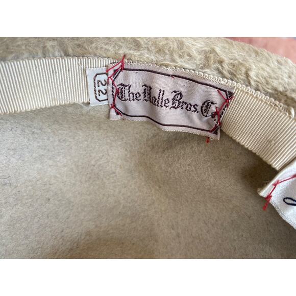 Vintage Monterey women's Tan Brown Hat Made in Italy Imported Body Lemington - Picture 7 of 12